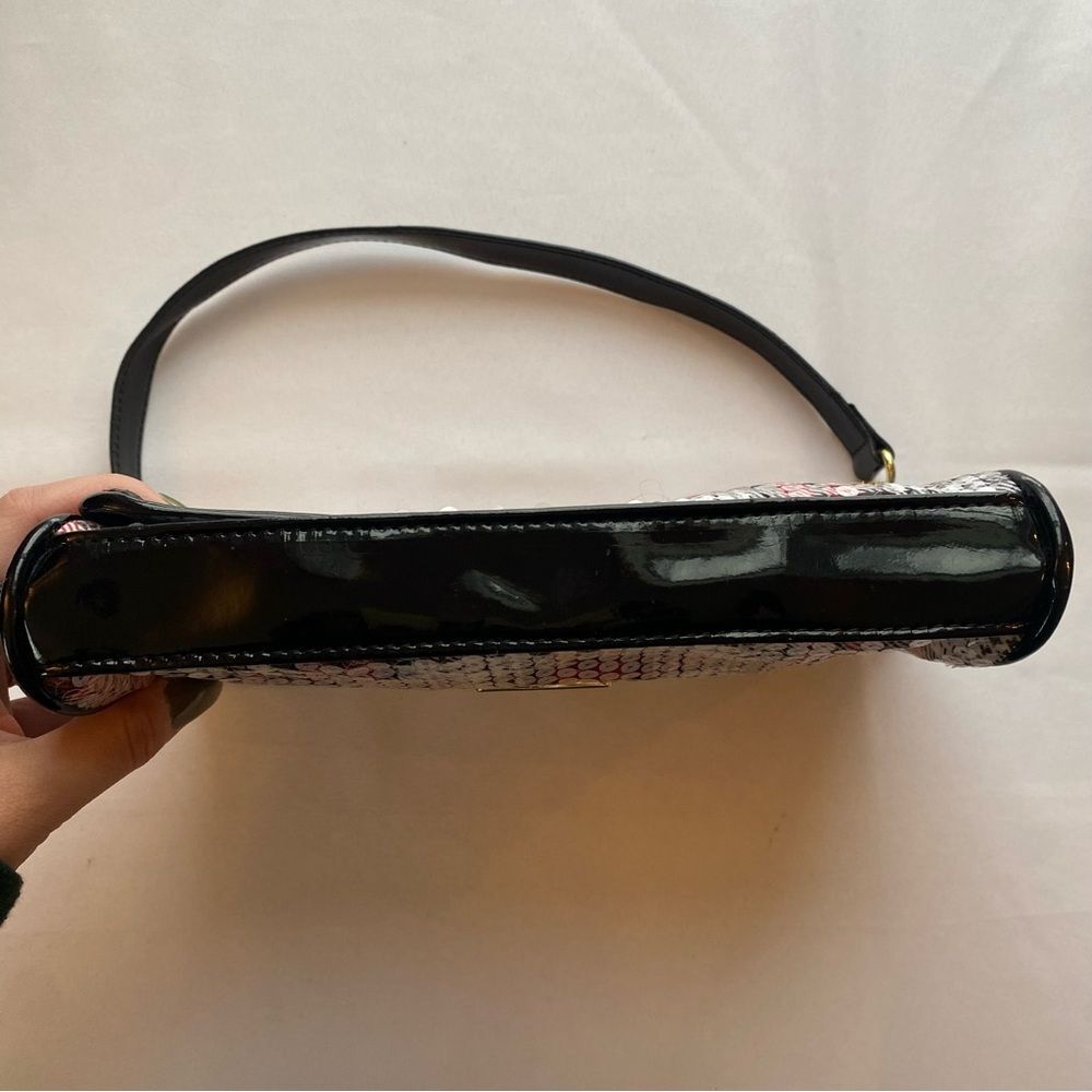 Y2K Betsey Johnson x Betseyville Black/ Red Plaid Tartan Sequined Clutch Purse - Picture 10 of 14